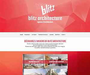 Création de Site Internet Pas Cher pour un Architecte - Création de site internet pas cher pour un architecte Blitz Architecture