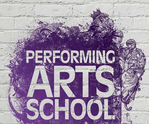 Création de logo pour école professionnelle artistique Performing Arts School