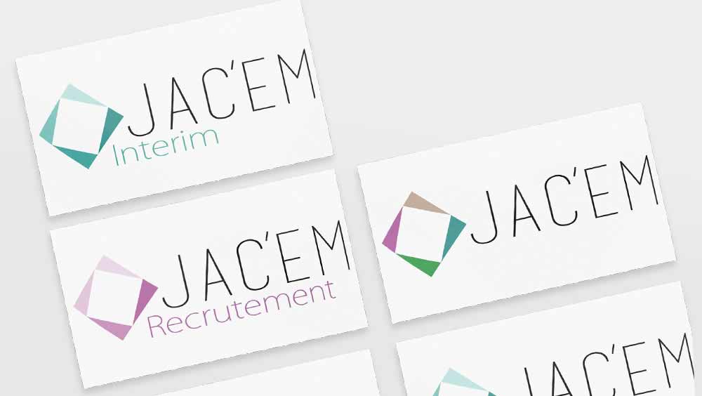 Refonte de Logo Pas Cher pour une Agence d’Intérim Refonte de logo pour une agence d'intérim Jac'em Interim et recrutement