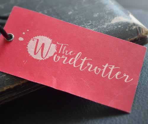 Création de logo pour une blogueuse et auteur de récits de voyages Blog The Wordtrotter