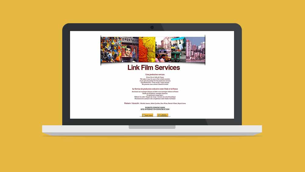 Page Provisoire Avant Ouverture Site Internet Page provisoire avant ouverture site internert Site internet Link Film Services