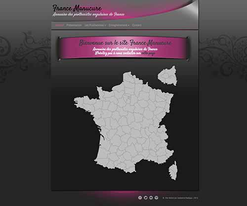 Création d'un annuaire web de recherche de prothésistes ongulaires France Manucure