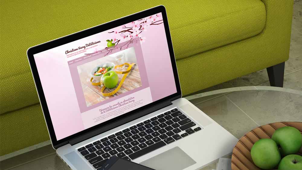 Création de Site Internet Pas Cher pour une Nutritionniste et Diététicienne Création de site internet pour une nutritionniste et diététicienne 
