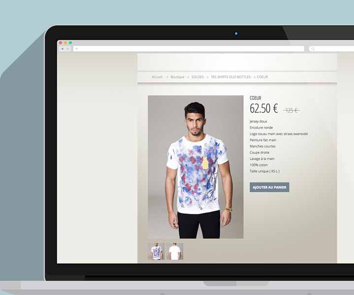 Création de Site Internet Ecommerce de Vente en Ligne Pas Cher - Création de site internet E-commerce pour une boutique de vente en ligne Pour le créateur de mode et styliste Hafid Collection