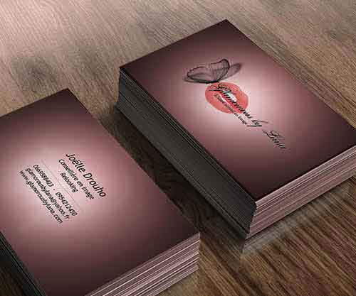 Carte de visite Agence de Coaching en Image Agence Glamorous by Lana
