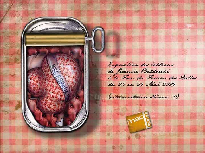 Invitations pour Exposition de Peinture 1er envois