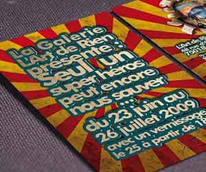 Invitation pour Exposition de Peinture - Invitation pour une Exposition de Peinture Format A5