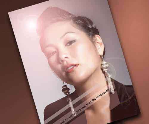 Flyers pour une agence de coaching en image Agence Glamorous by Lana