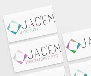 Refonte de Logo Pas Cher pour une Agence d’Intérim - Refonte de logo pour une agence d'intérim Jac'em Interim et recrutement