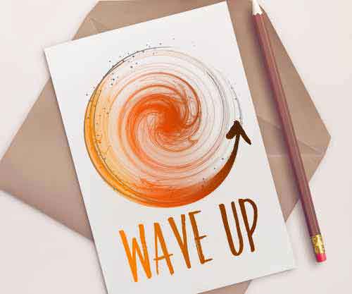 Création de logo pas cher pour Coach Coach Wave Up