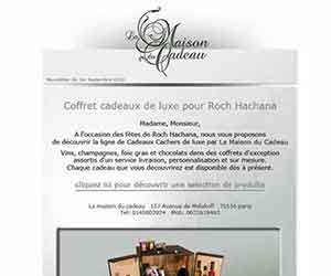 Newsletter Maison du cadeau - Newsletter Maison du cadeau Vente de cadeaux pour entreprises