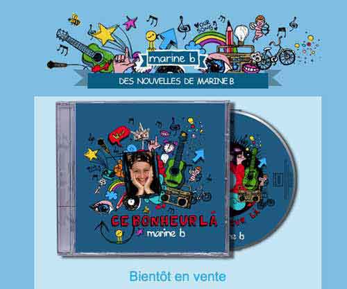 Newsletter pour une Chanteuse Marine B