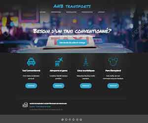 Création de Site Internet Pas Cher pour un Taxi Conventionné - Site internet pour un taxi conventionné Taxi ANB Transport