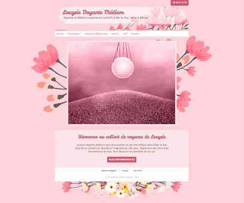 Création de Site Pas Cher pour une Voyante et Médium - Création se site internet pour une voyante et médium Louysie Voyante