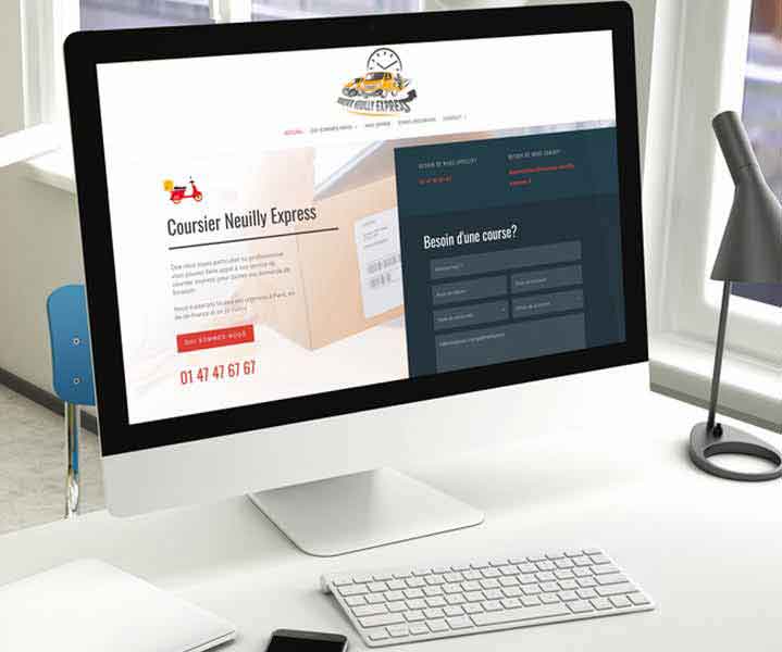 Création de site pour une société de livraison 