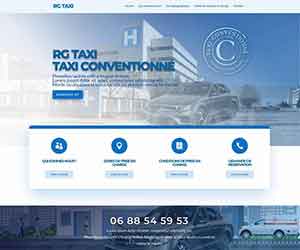 Création de Site Internet Pas Cher pour un Taxi Conventionné - Création de site internet pour un taxi conventionné Taxi conventionné à son propre compte