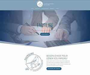 Création de Site Internet Pas Cher pour un Service Comptable - Création de site internet pour un service comptable Services de comptabilité et de facturation + services administratifs