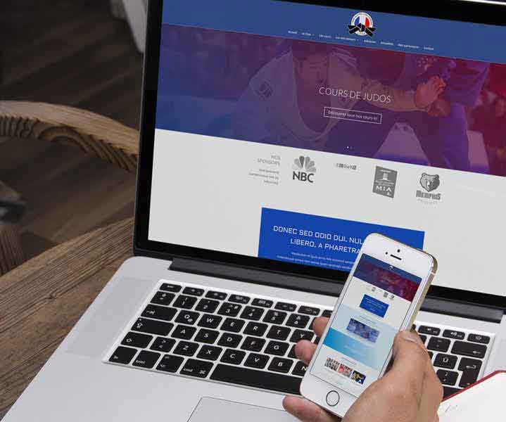Création de site internet pas cher pour un club de sport Site internet de l'association sportive de la ville