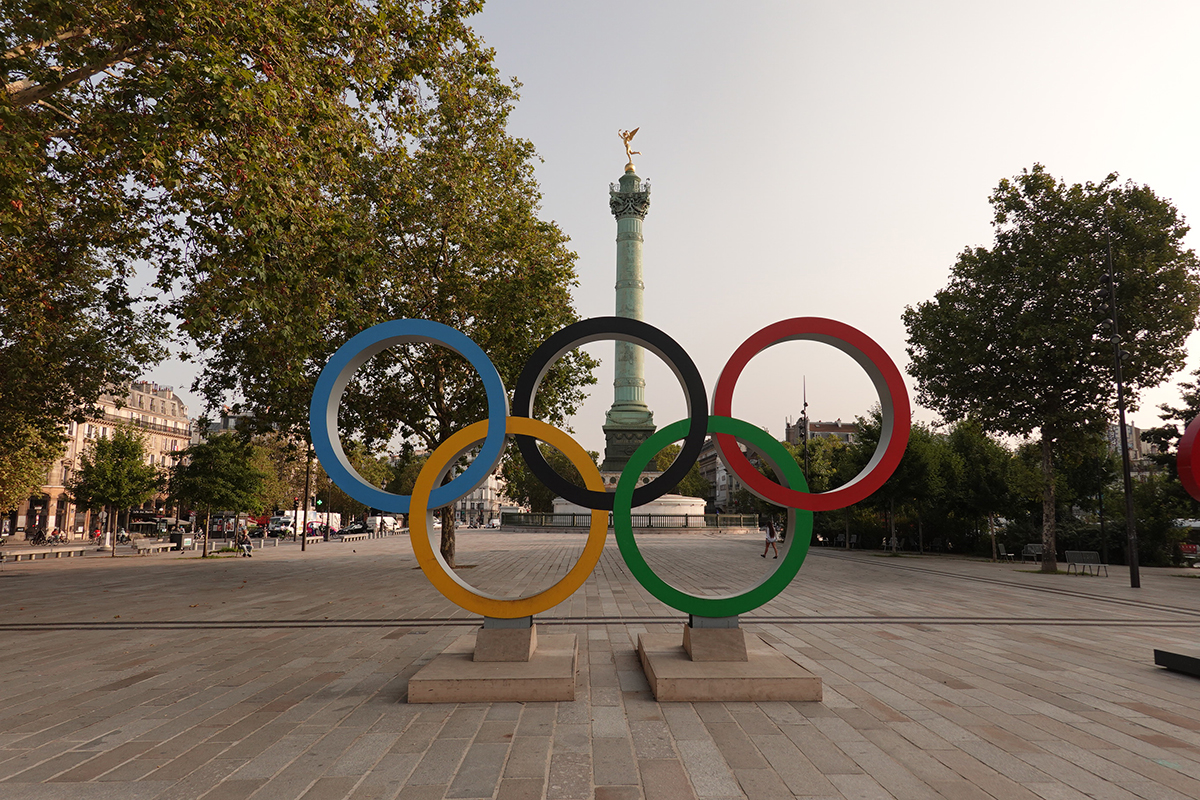 Insipration graphique durant les jeux olympiques de Paris 2024 prise le 22-08-2024
