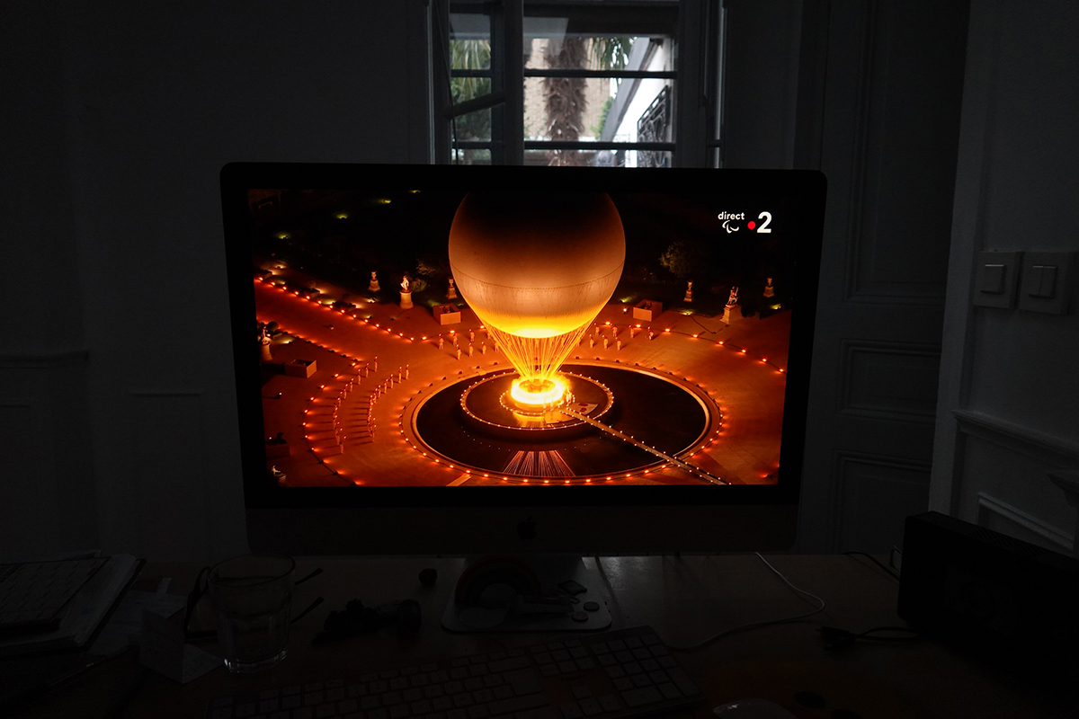 Insipration graphique durant les jeux olympiques de Paris 2024 prise le 29-08-2024