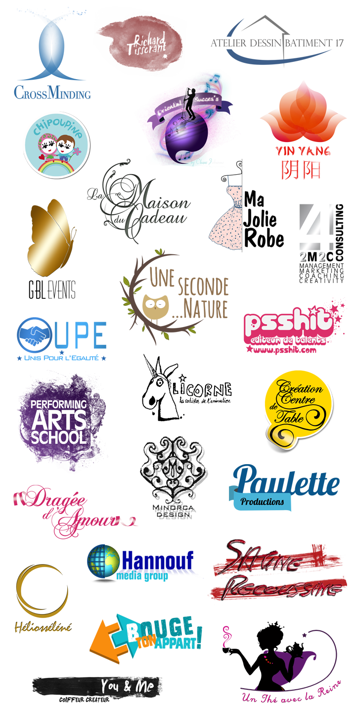 Création de logos pour impression et web internet