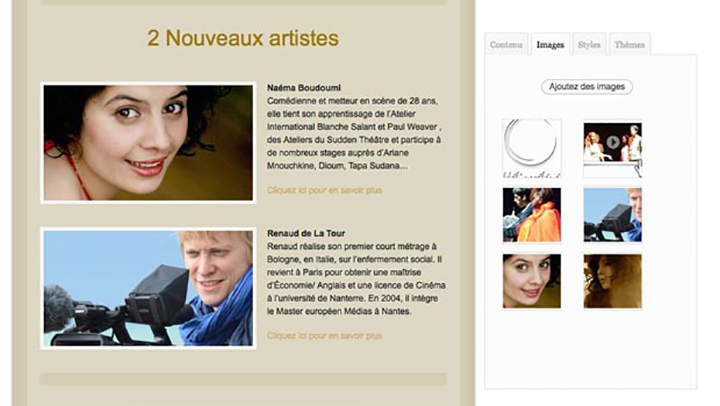 Envois de newsletters depuis votre site